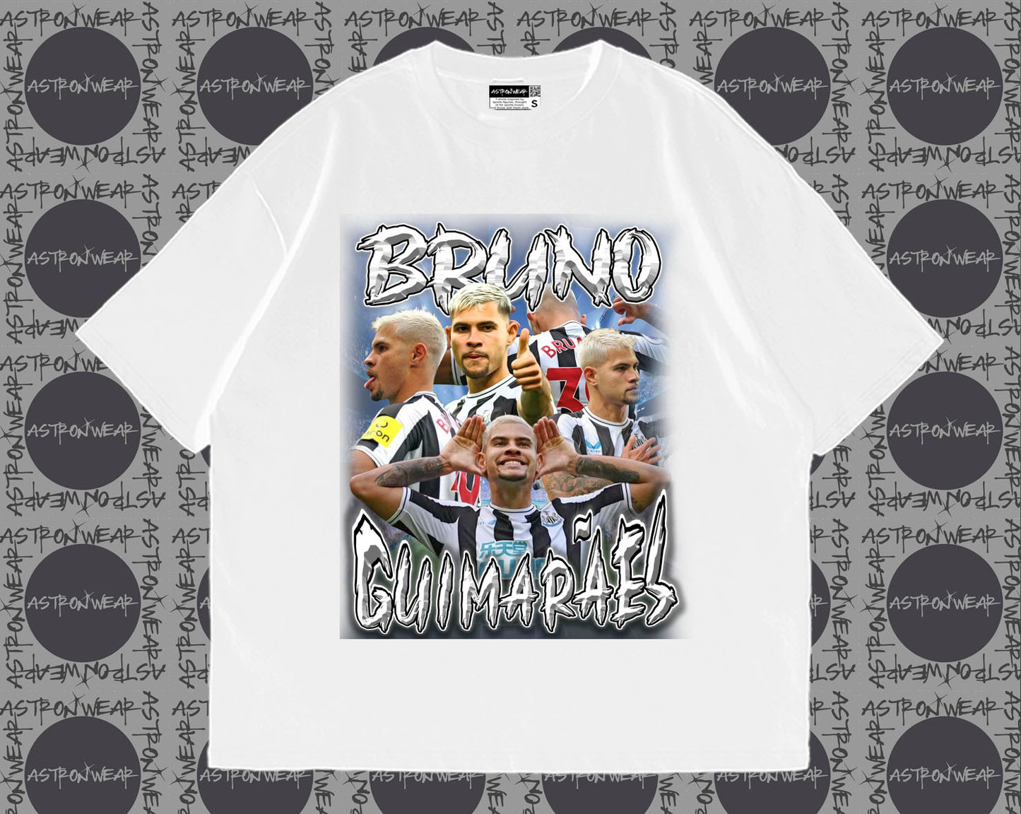 CAMISETA OVERSIZE ASTRON BRUNO GUIMARÃES