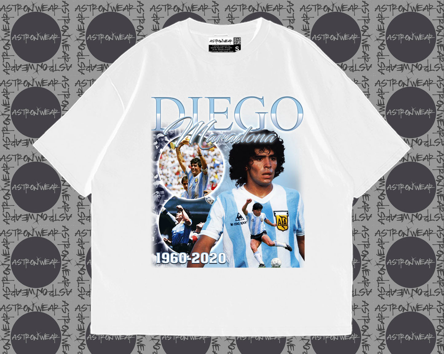 CAMISETA OVERSIZE MARADONA