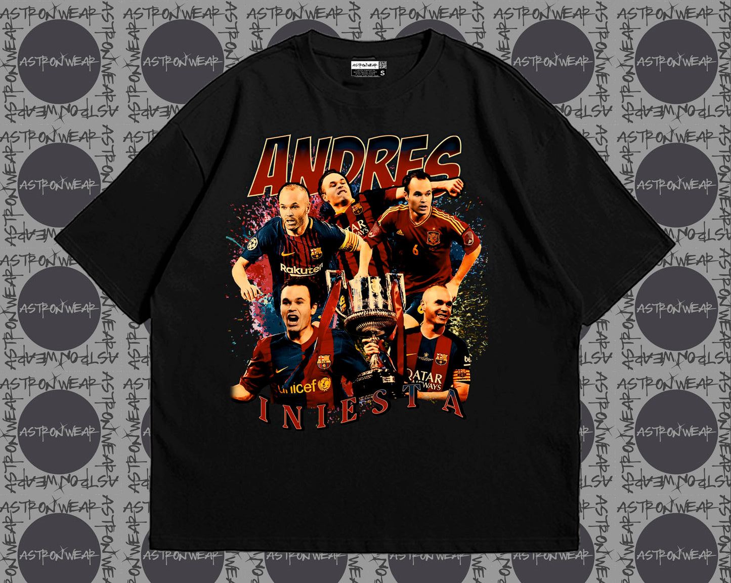 CAMISETA OVERSIZE ANDRES INIESTA