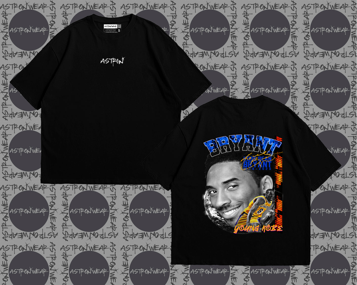 KOBE BRYANT TEE — MAMBA FOREVER #24 · NARANJA
