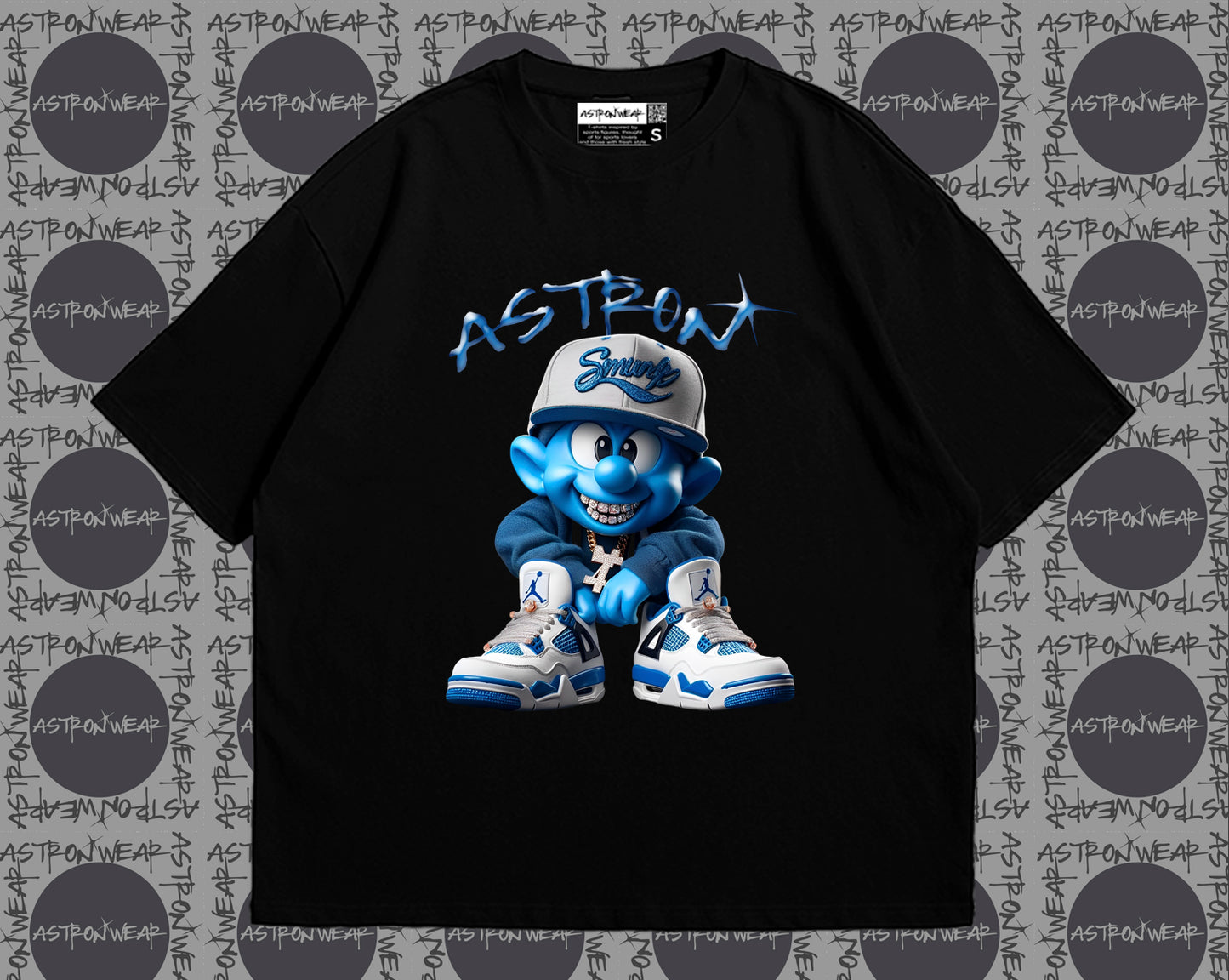 CAMISETA OVERSIZE ASTRON BLUE