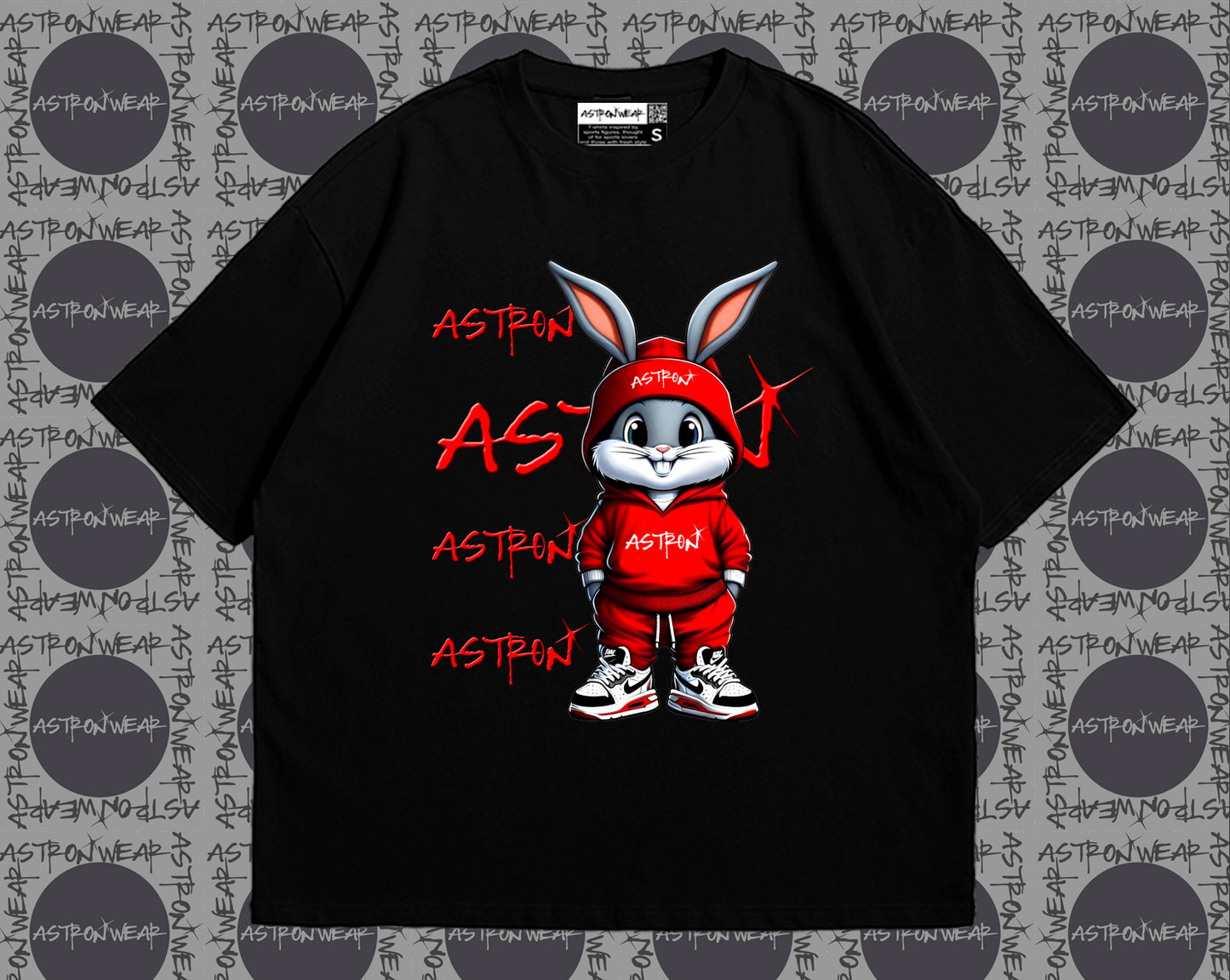 CAMISETA OVERSIZE ASTRON BUD RED