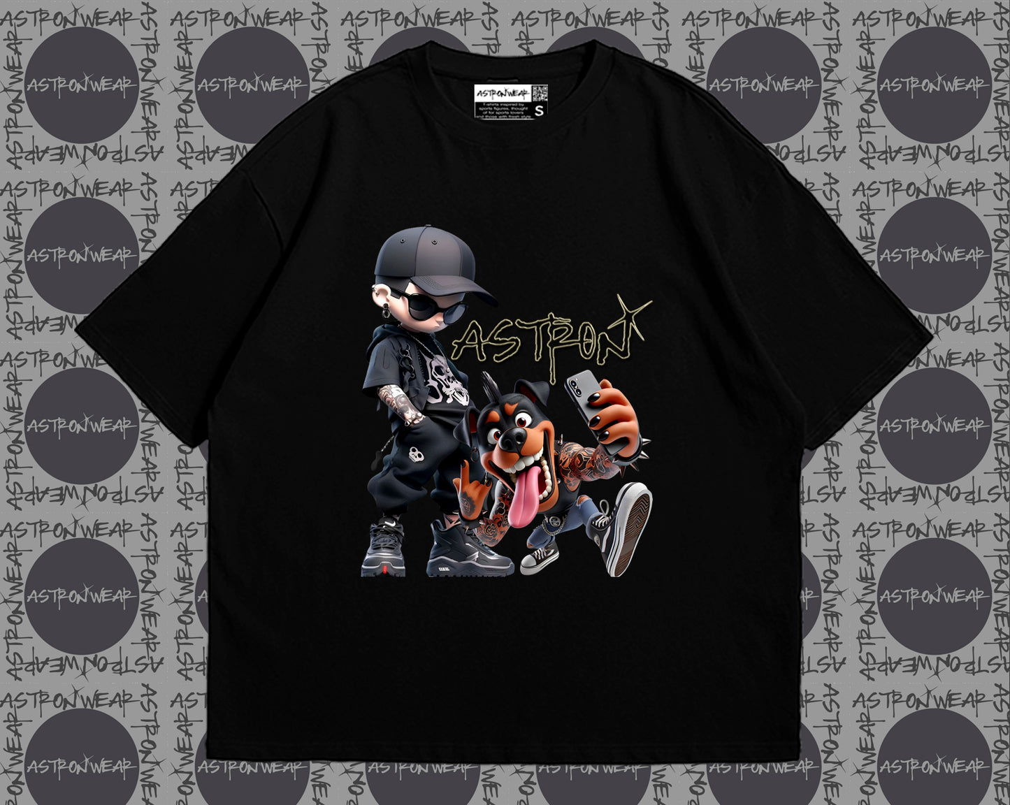 CAMISETA OVERSIZE ASTRON DARK