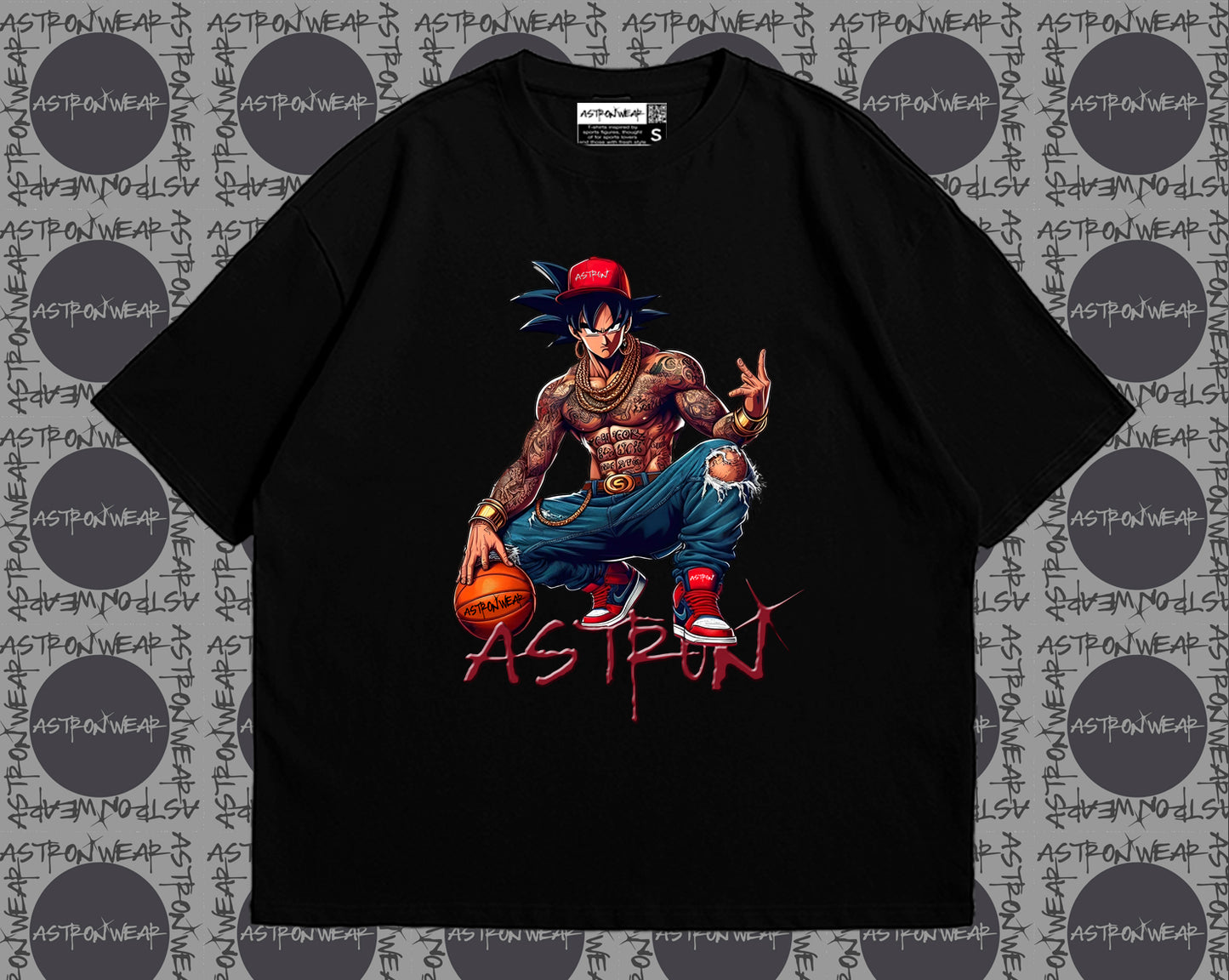 CAMISETA OVERSIZE ASTRONG0KU