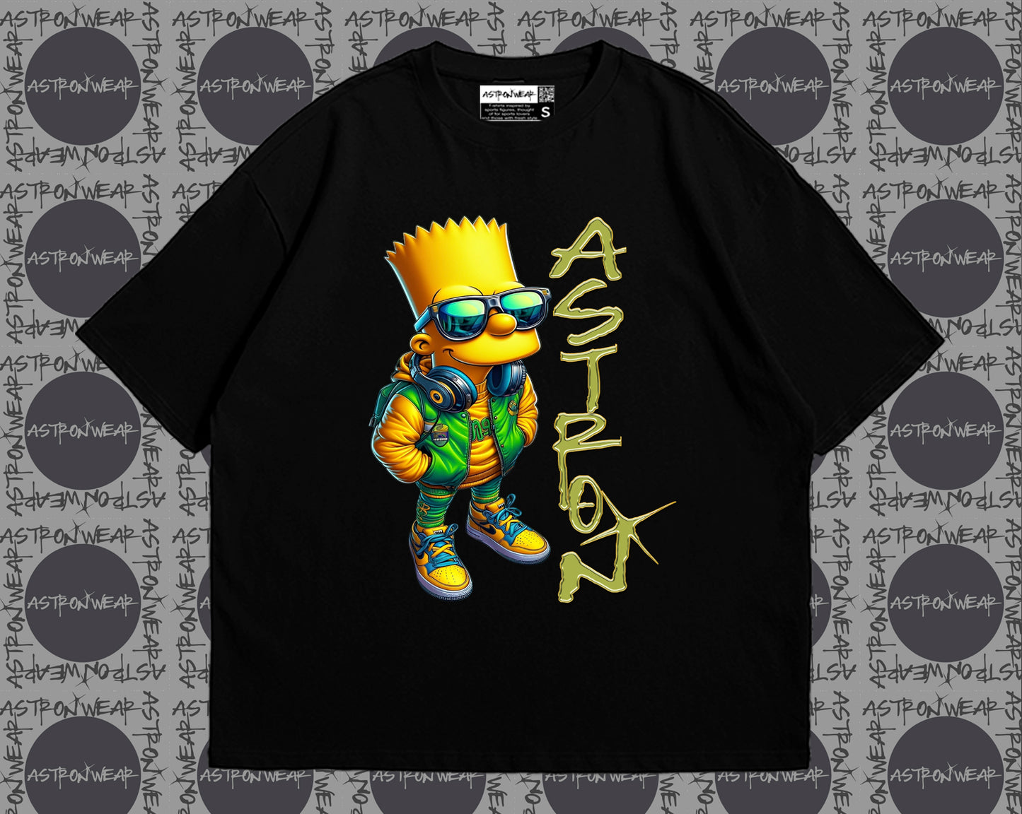 CAMISETA OVERSIZE ASTRONBART