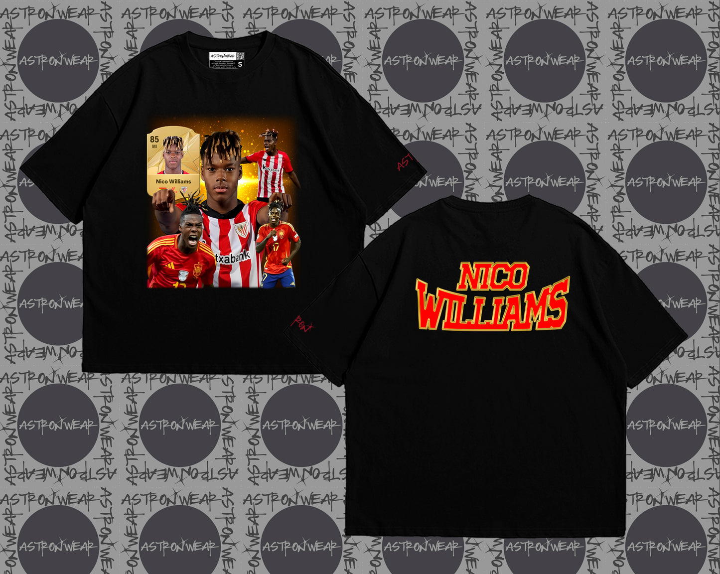 CAMISETA OVERSIZE NIK0 WI11IAMS