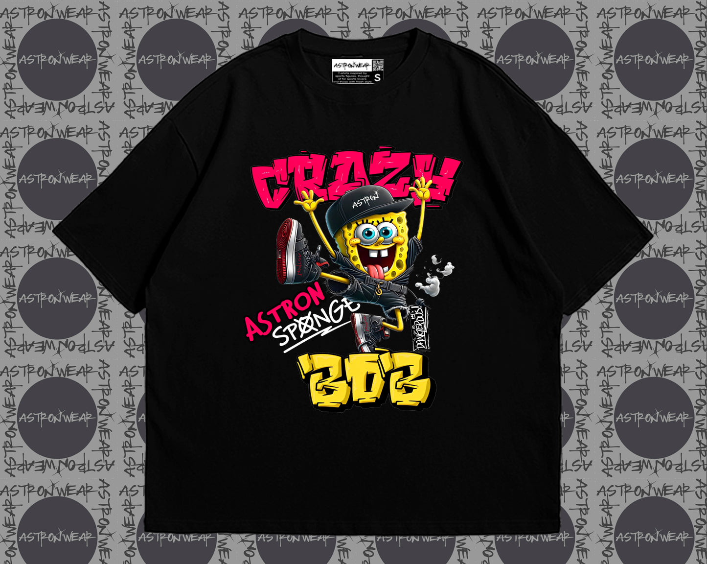 CAMISETA OVERSIZE ASTRON SPONGE