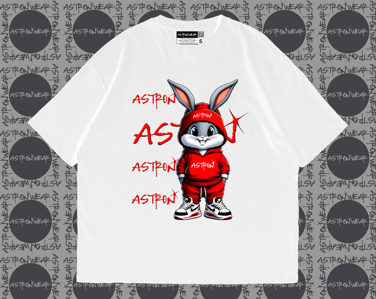 CAMISETA OVERSIZE ASTRON BUD RED