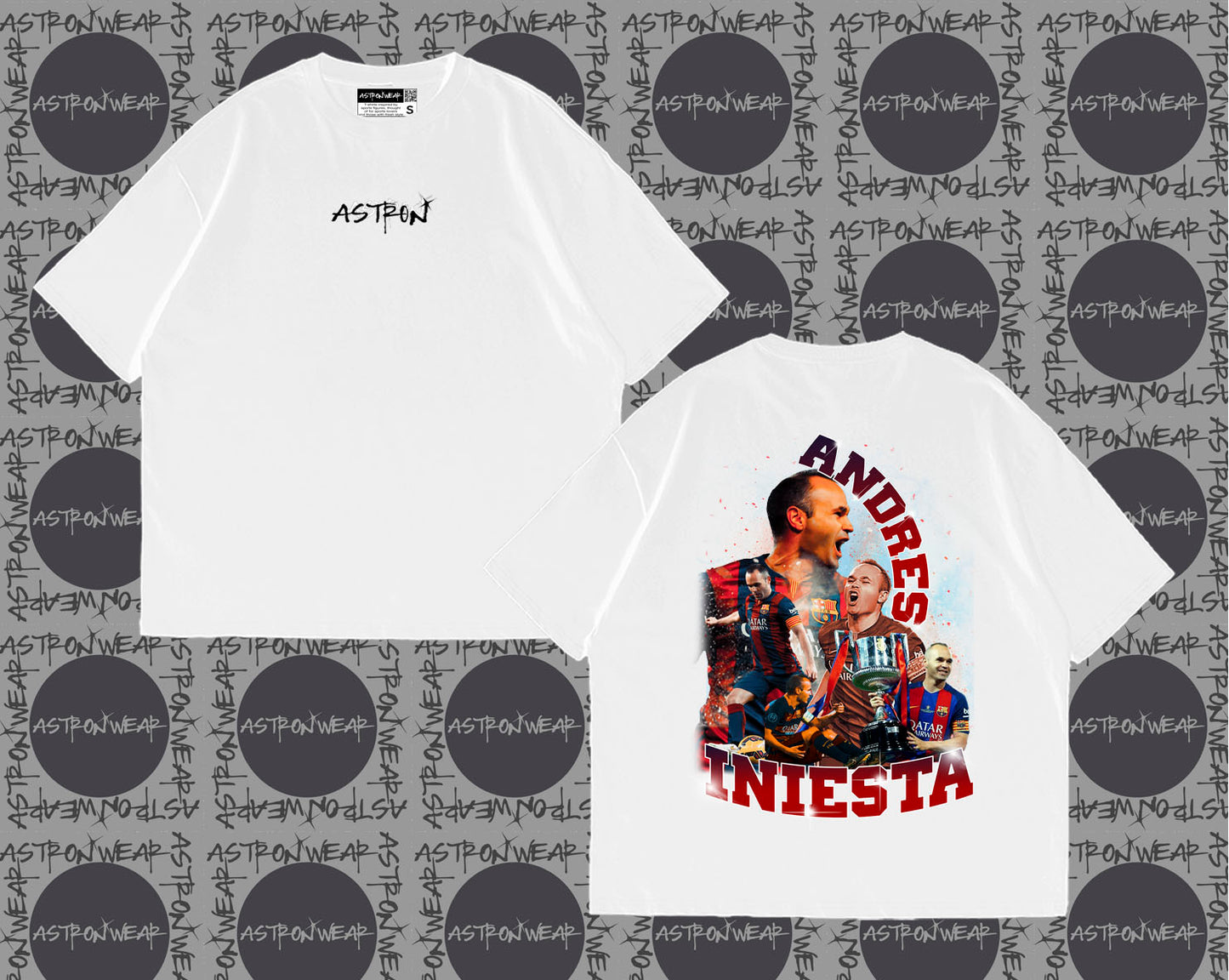 Camiseta oversize de ASTRONWEAR — diseño gráfico deportivo