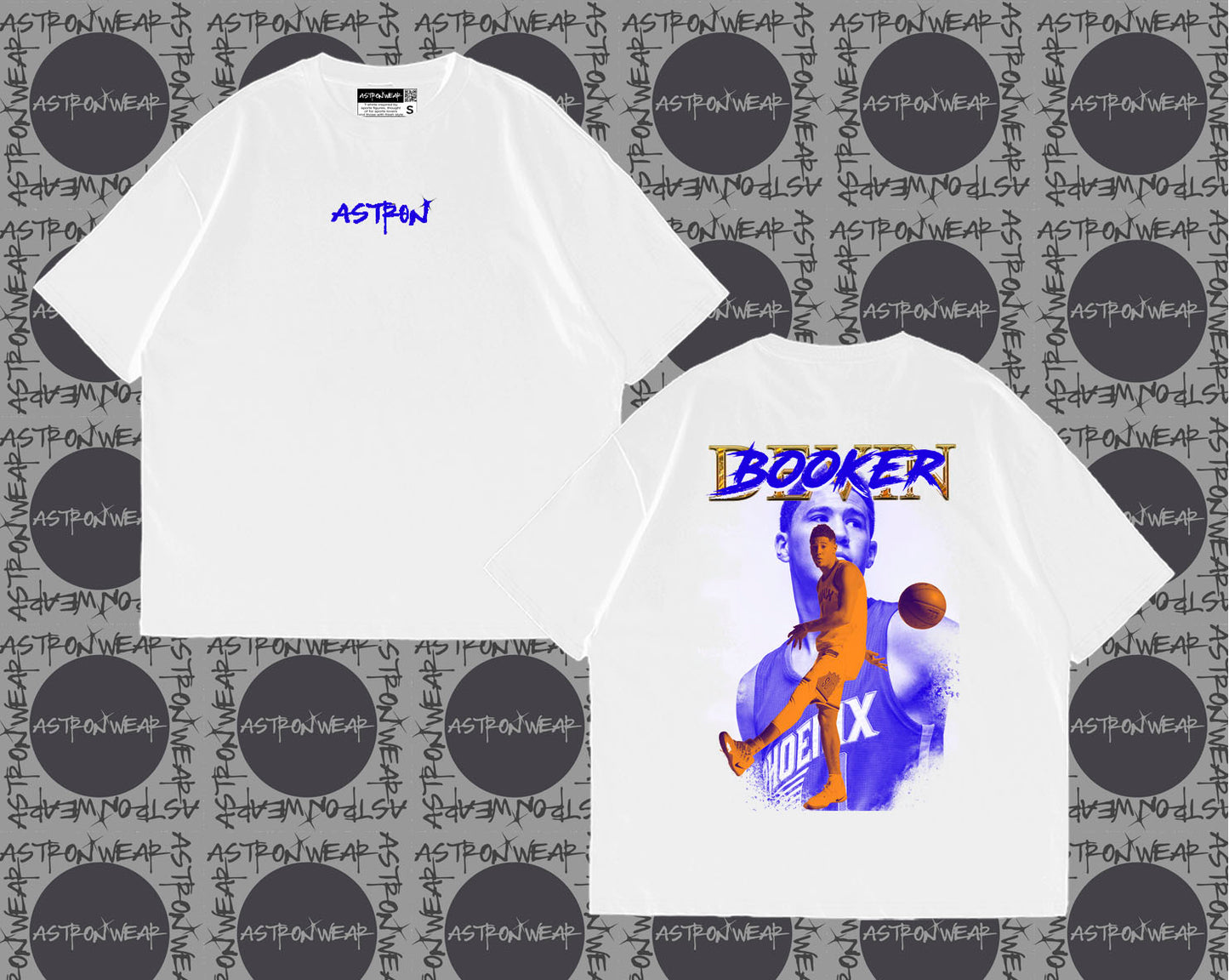 Camiseta oversize de ASTRONWEAR — diseño gráfico deportivo
