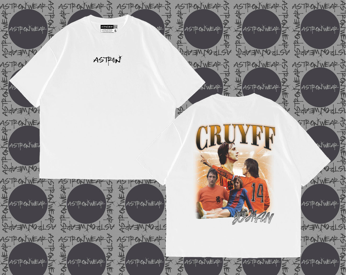 Camiseta oversize de ASTRONWEAR — diseño gráfico deportivo