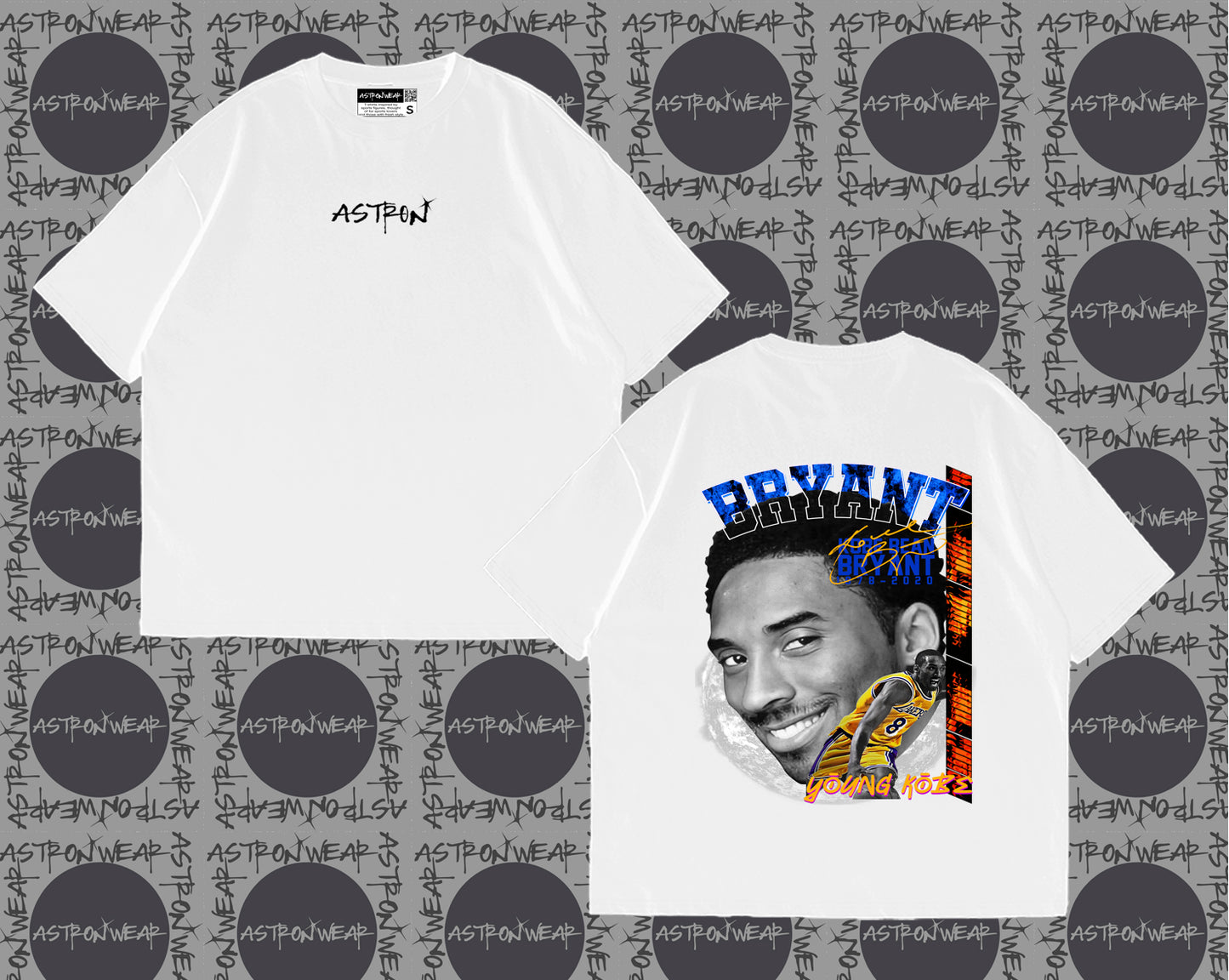 KOBE BRYANT TEE — MAMBA FOREVER #24 · NARANJA