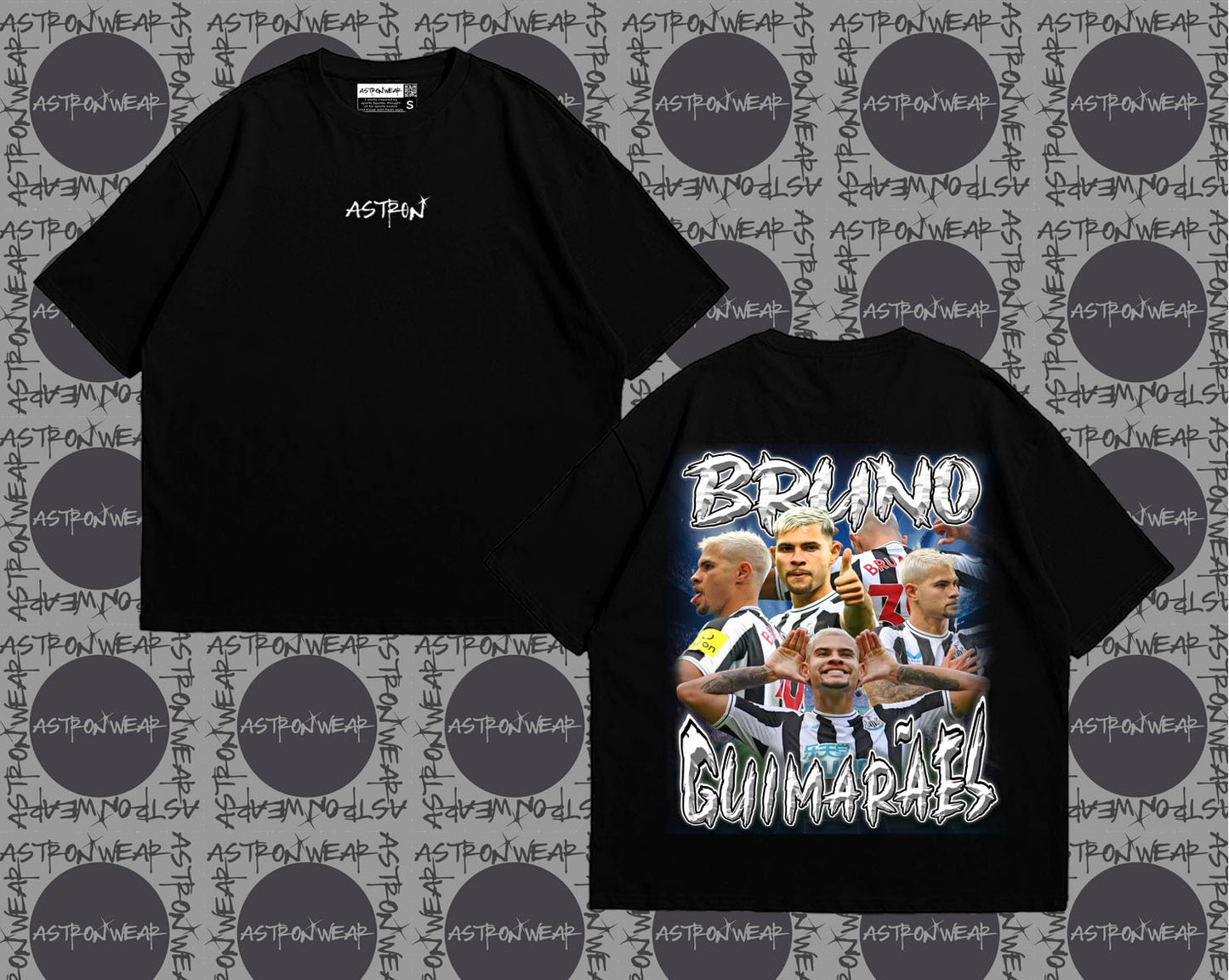 Camiseta oversize de ASTRONWEAR — diseño gráfico deportivo