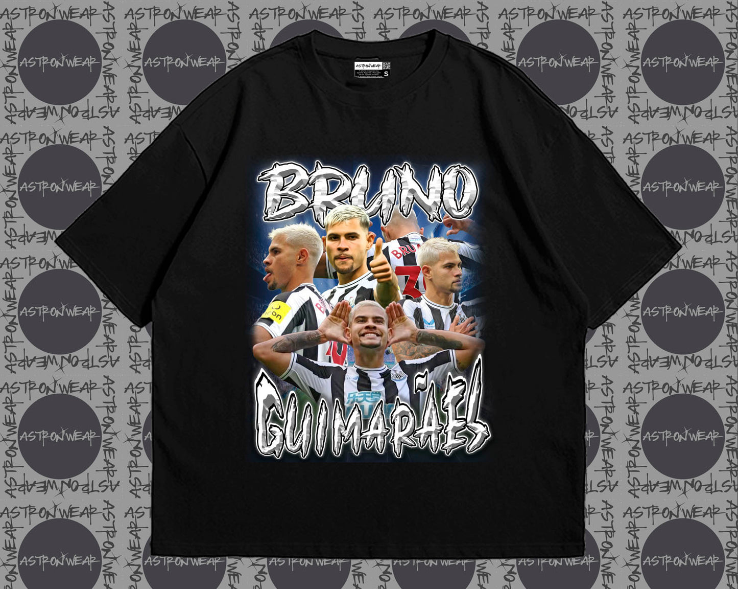 CAMISETA OVERSIZE ASTRON BRUNO GUIMARÃES