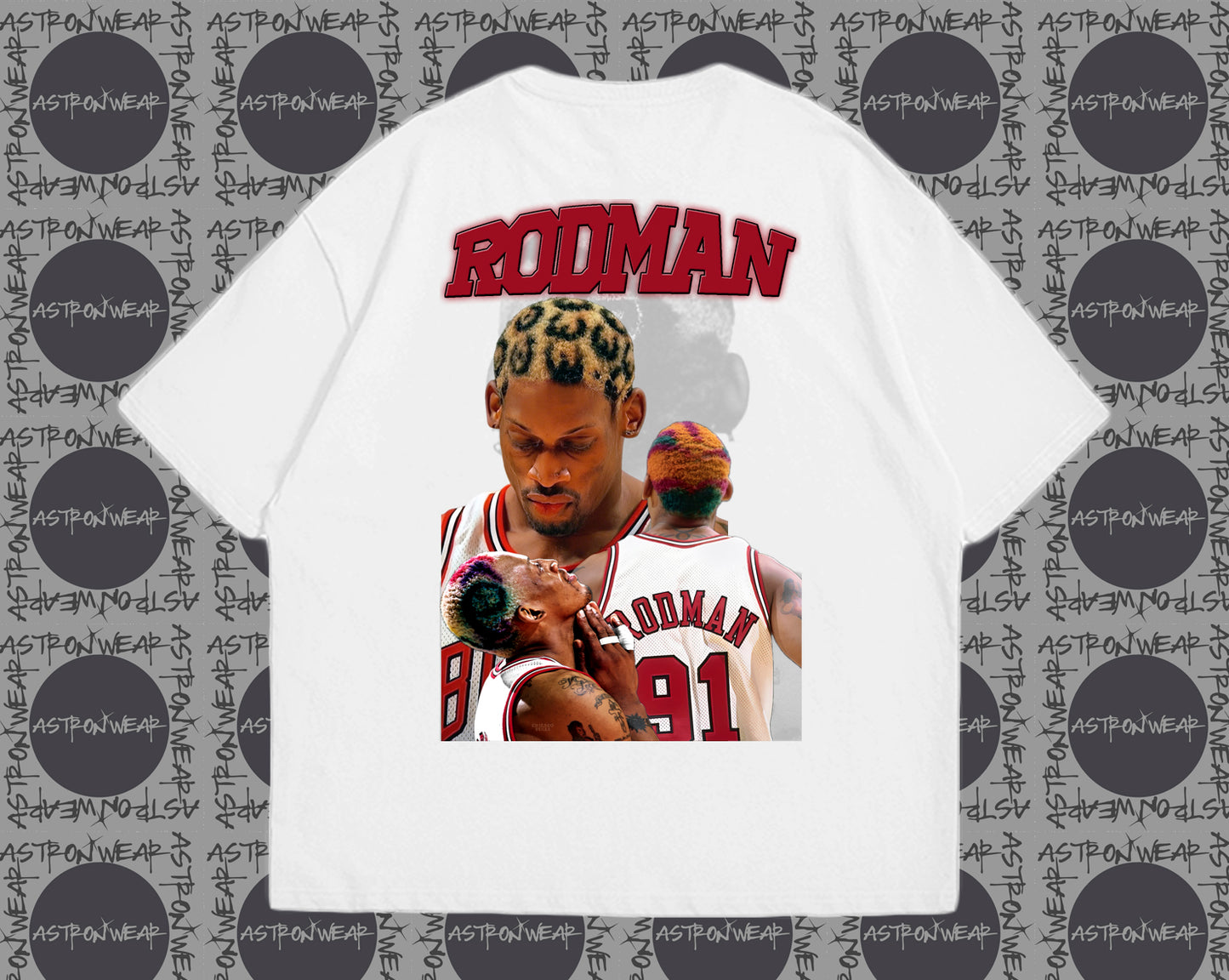 CAMISETA OVERSIZE RODMAN RED