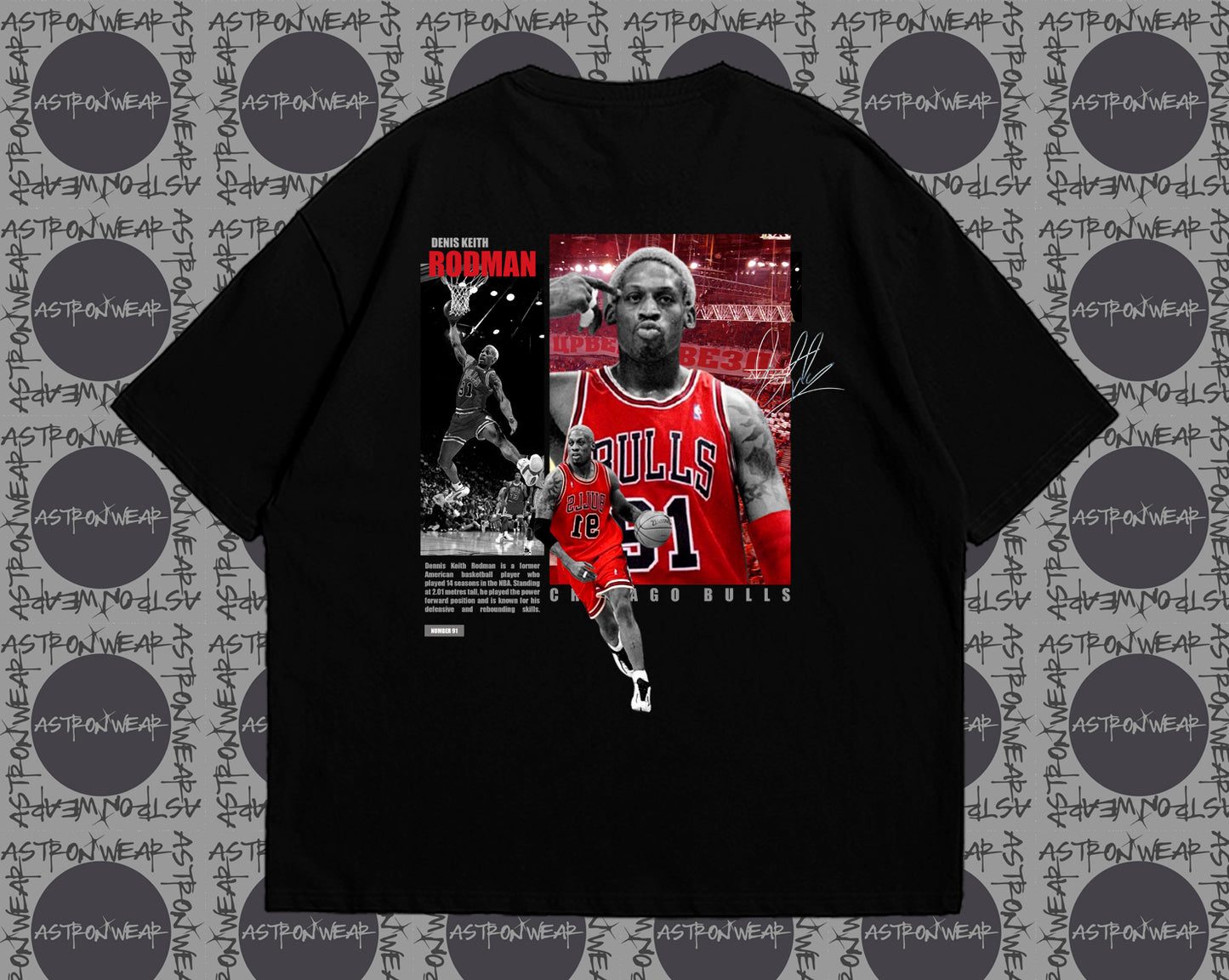 CAMISETA OVERSIZE RODMAN