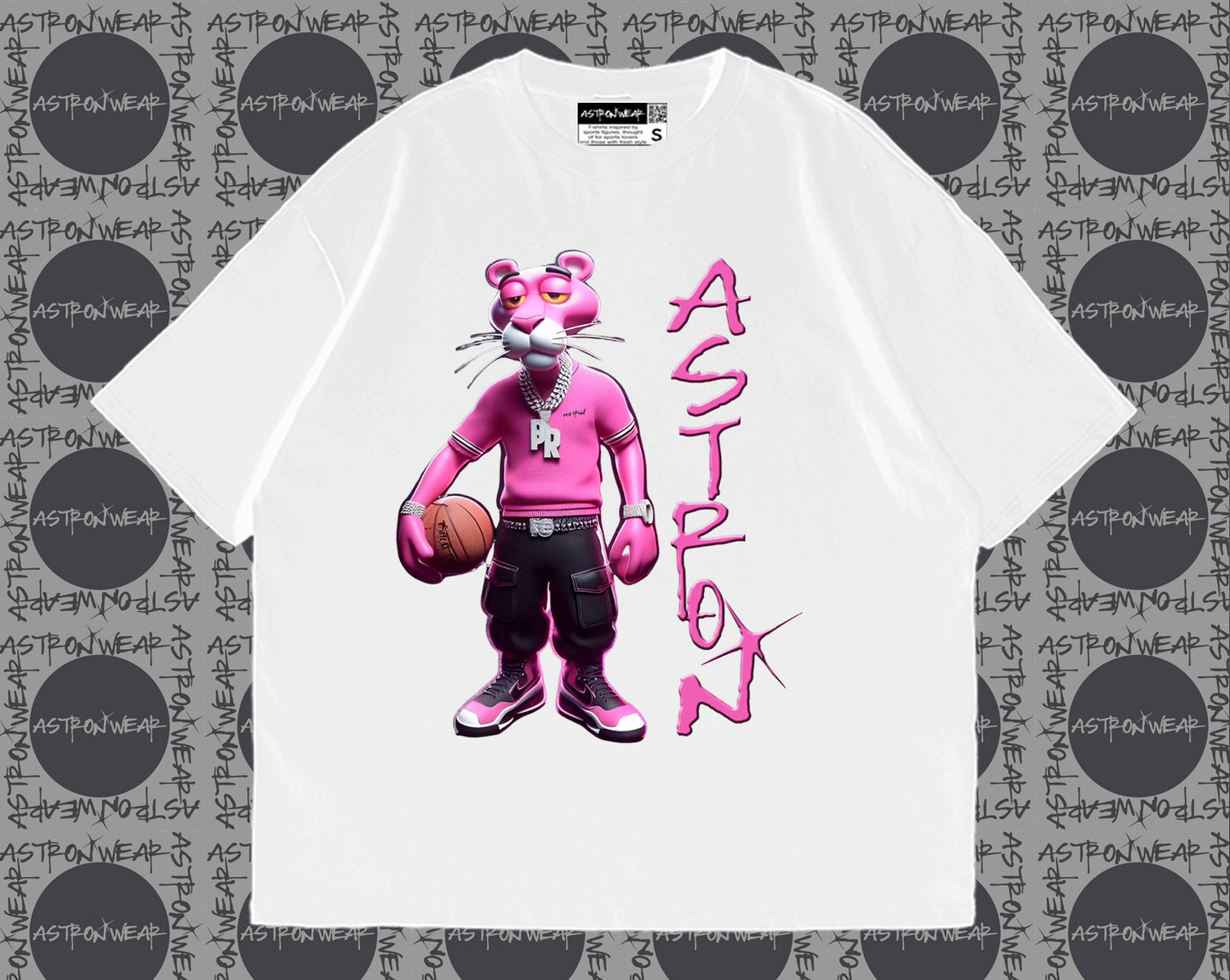 CAMISETA OVERSIZE ASTRON PANTPINK