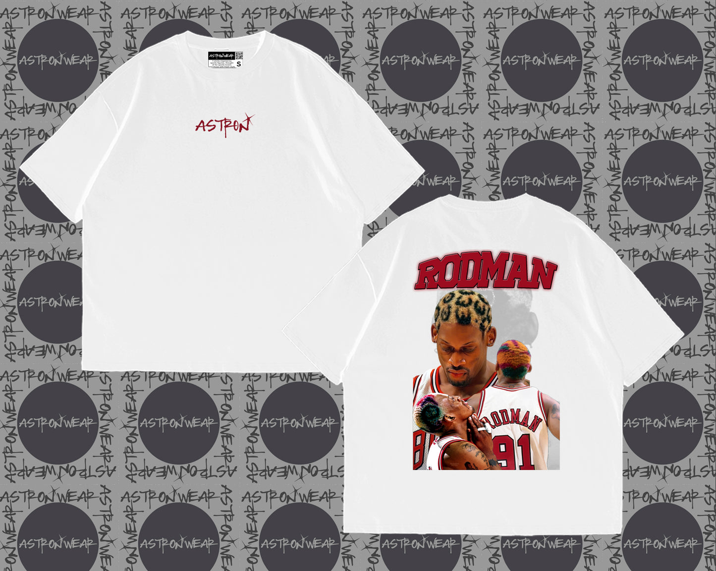 CAMISETA OVERSIZE RODMAN RED