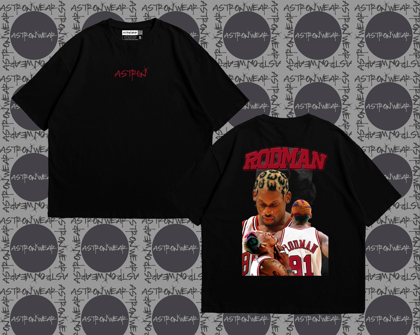 CAMISETA OVERSIZE RODMAN RED